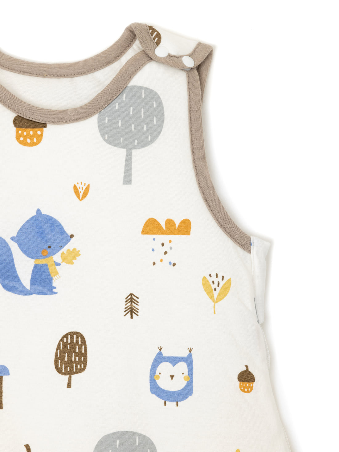 Babyschlafsack - Schlafsack Rund 2.5 TOG - Eule | Eichhörnchen