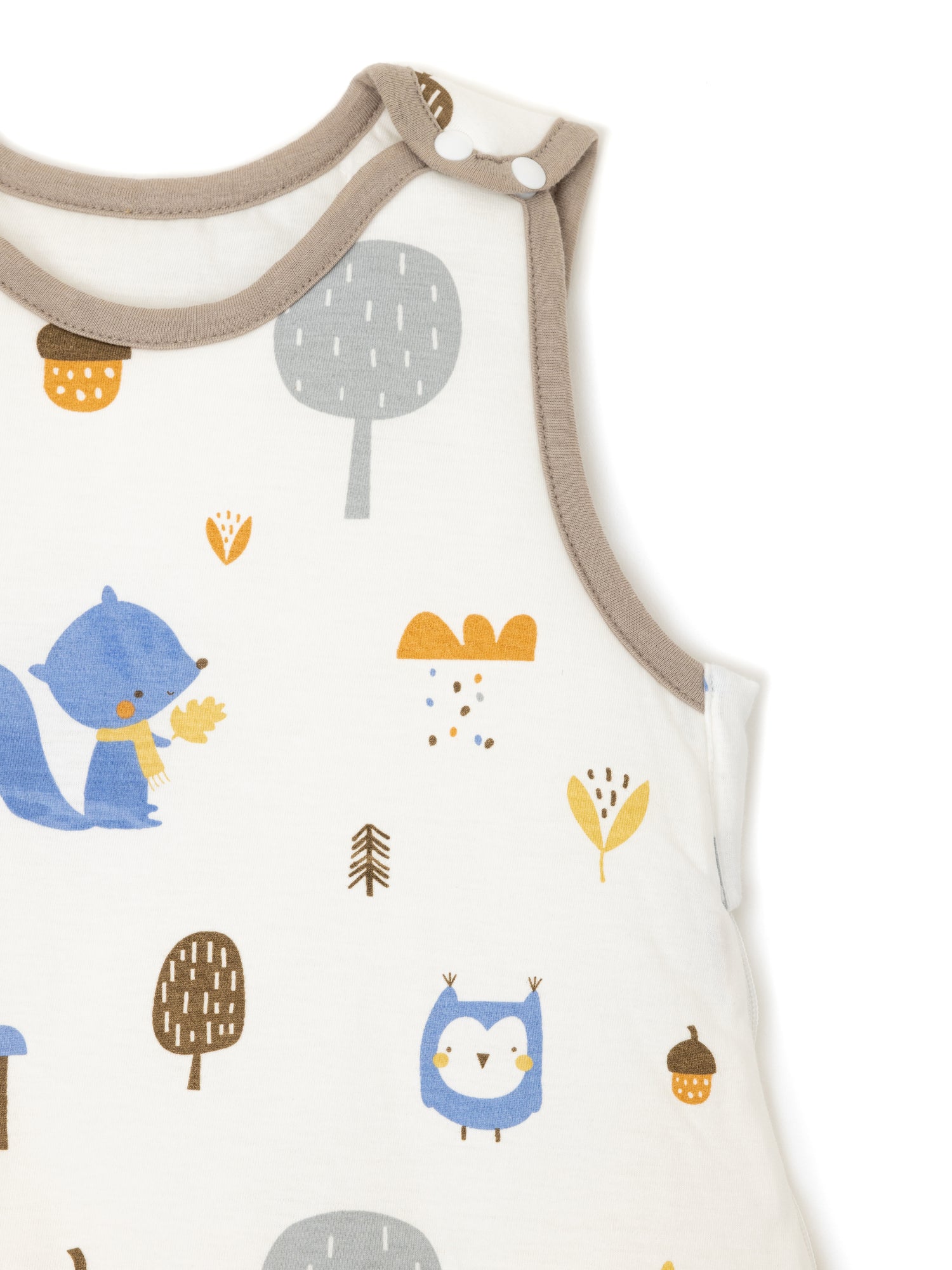 Babyschlafsack - Schlafsack Rund 2.5 TOG - Eule | Eichhörnchen