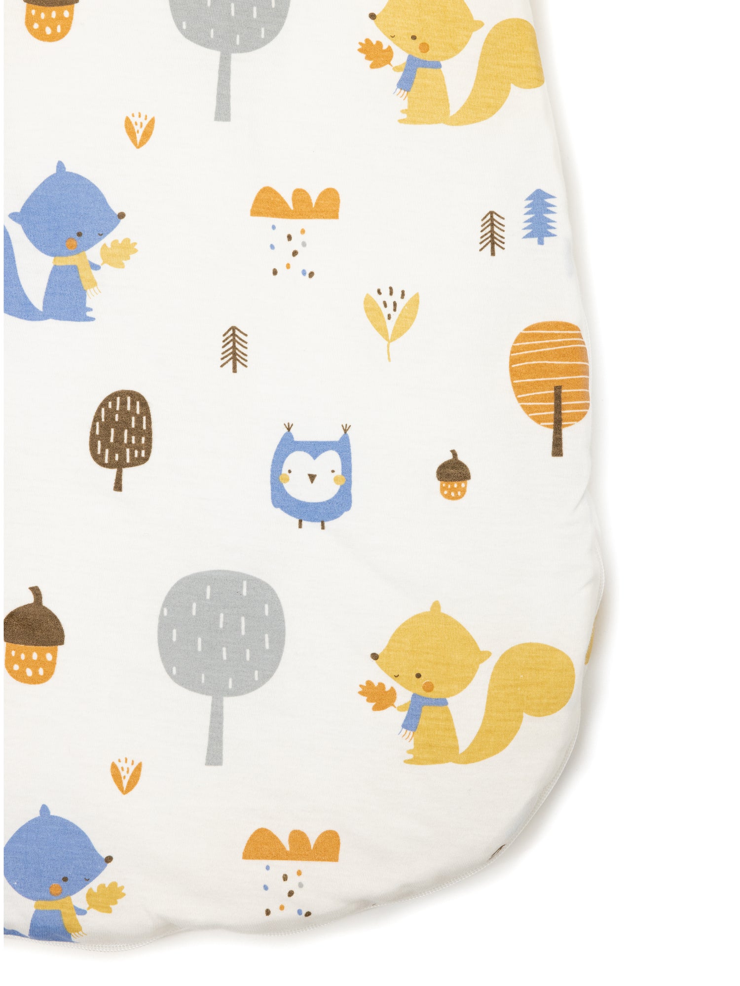 Babyschlafsack - Schlafsack Rund 2.5 TOG - Eule | Eichhörnchen