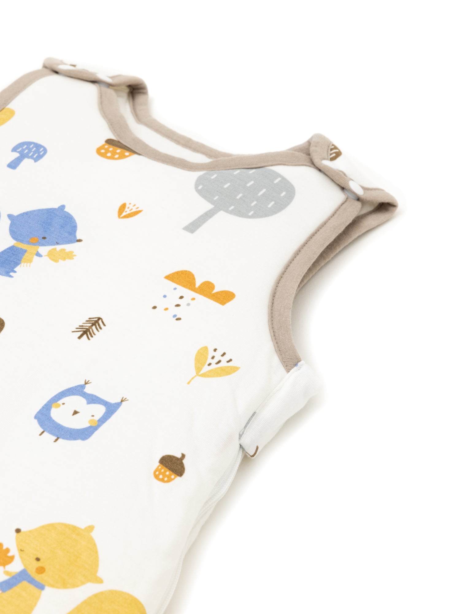 Babyschlafsack - Schlafsack Rund 2.5 TOG - Eule | Eichhörnchen