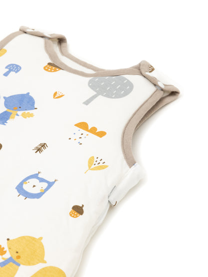 Babyschlafsack - Schlafsack Rund 2.5 TOG - Eule | Eichhörnchen