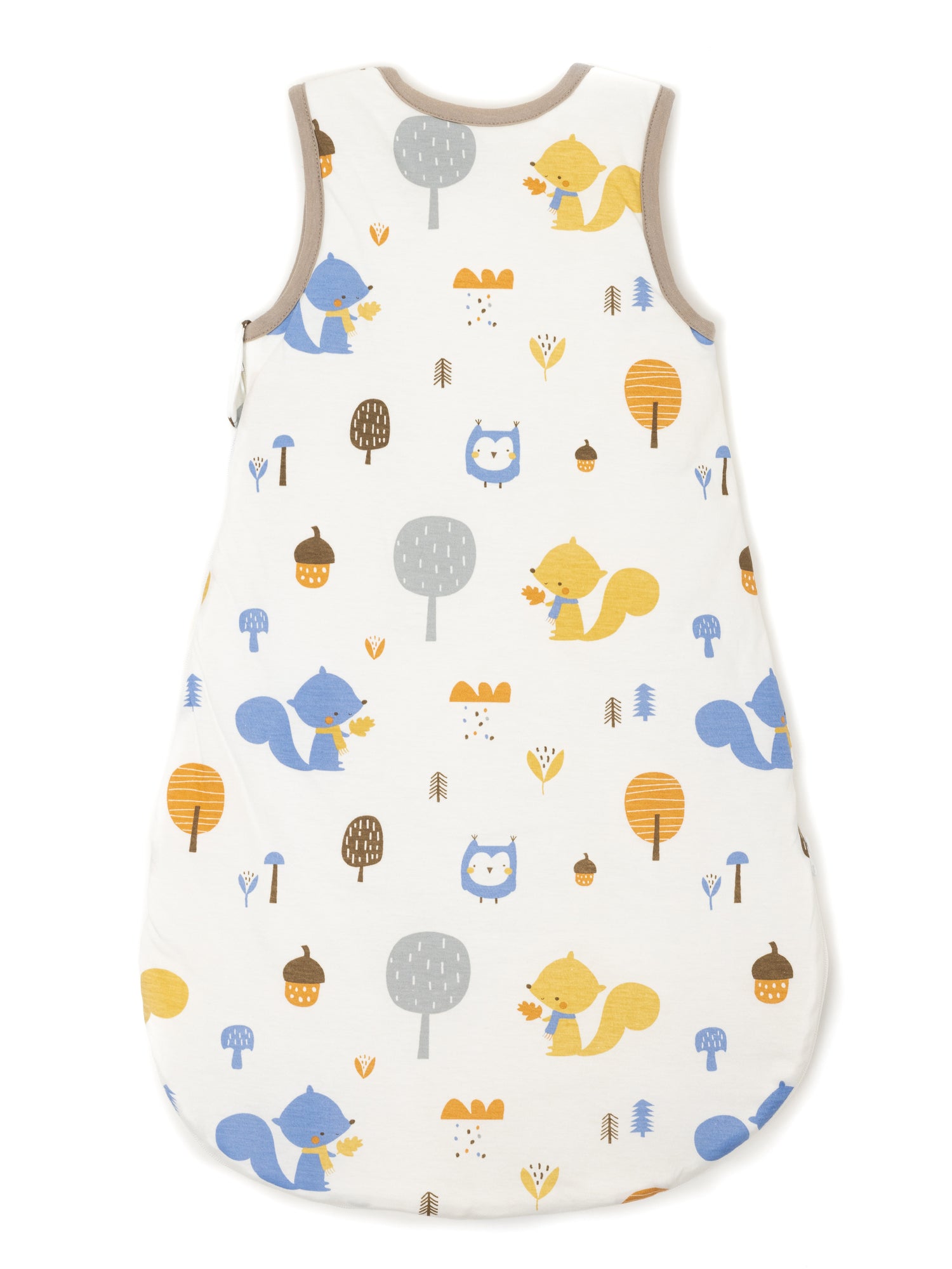 Babyschlafsack - Schlafsack Rund 2.5 TOG - Eule | Eichhörnchen