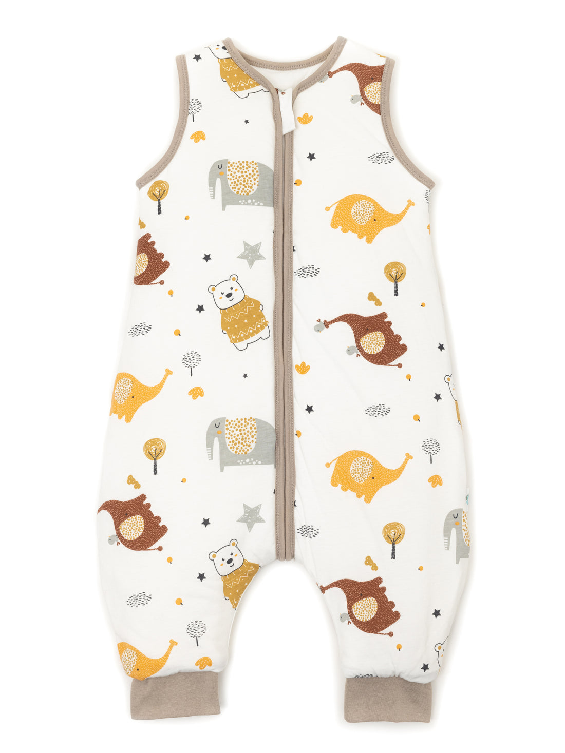 Babyschlafsack - Schlafsack mit Füßen 2.5 TOG - Bär | Elefant