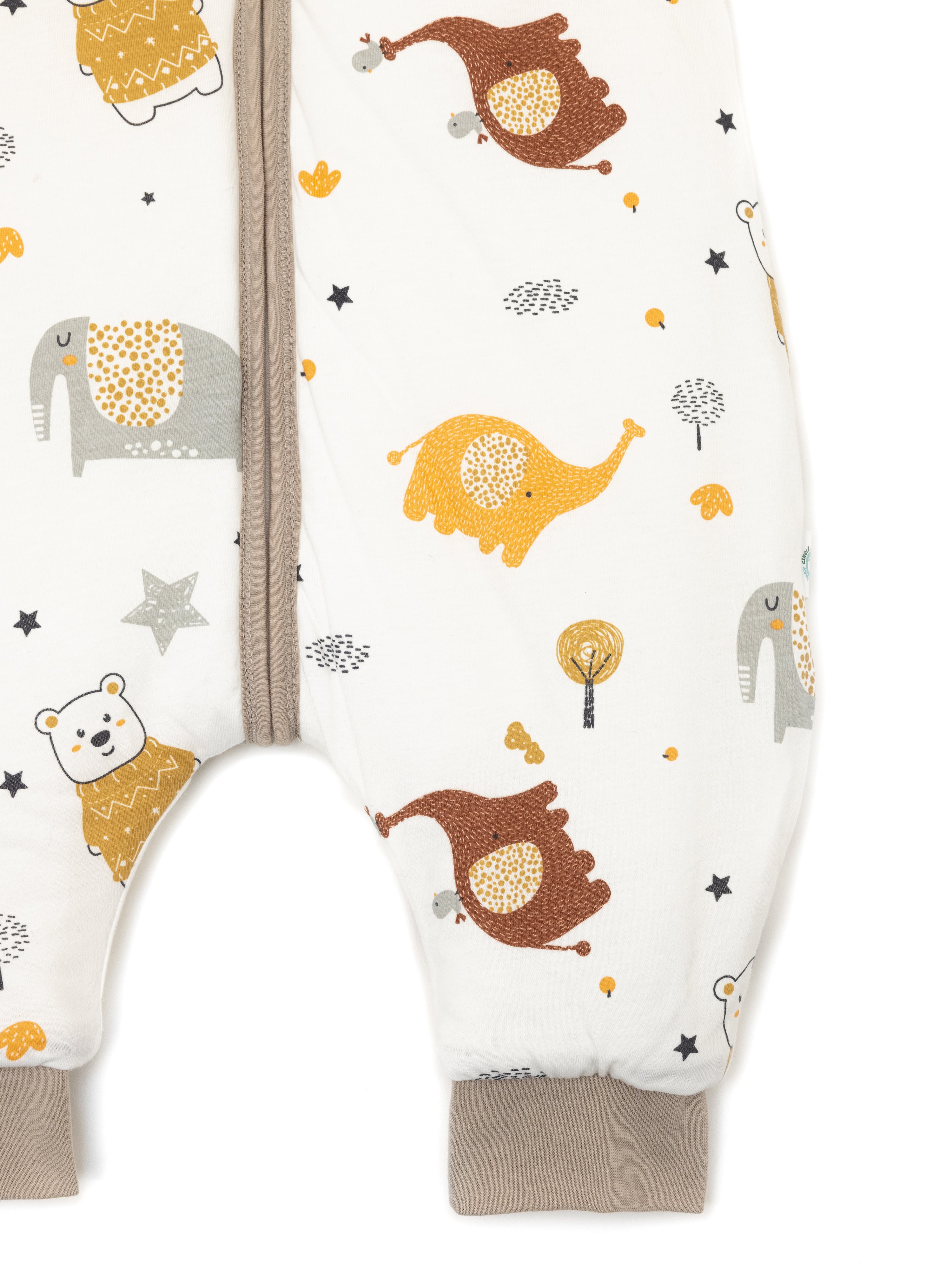 Babyschlafsack - Schlafsack mit Füßen 2.5 TOG - Bär | Elefant