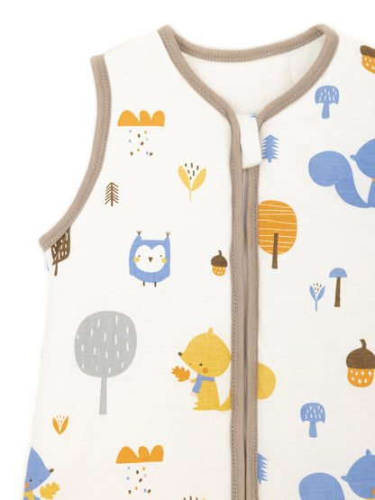 Babyschlafsack - Schlafsack mit Füßen 2.5 TOG - Eule | Eichhörnchen