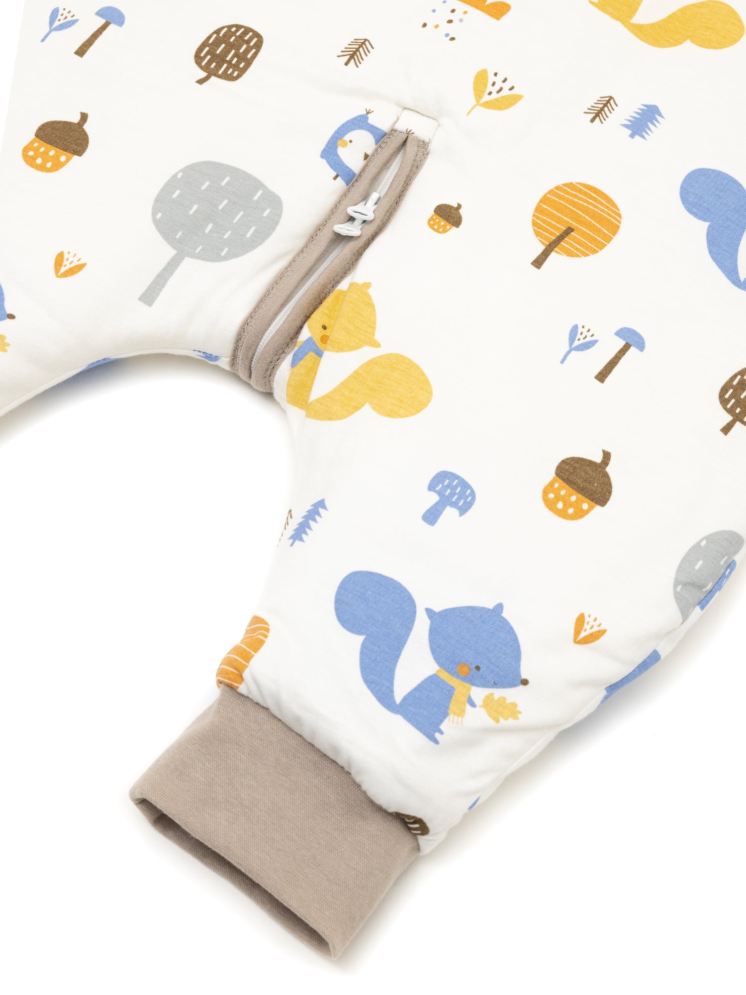 Babyschlafsack - Schlafsack mit Füßen 2.5 TOG - Eule | Eichhörnchen