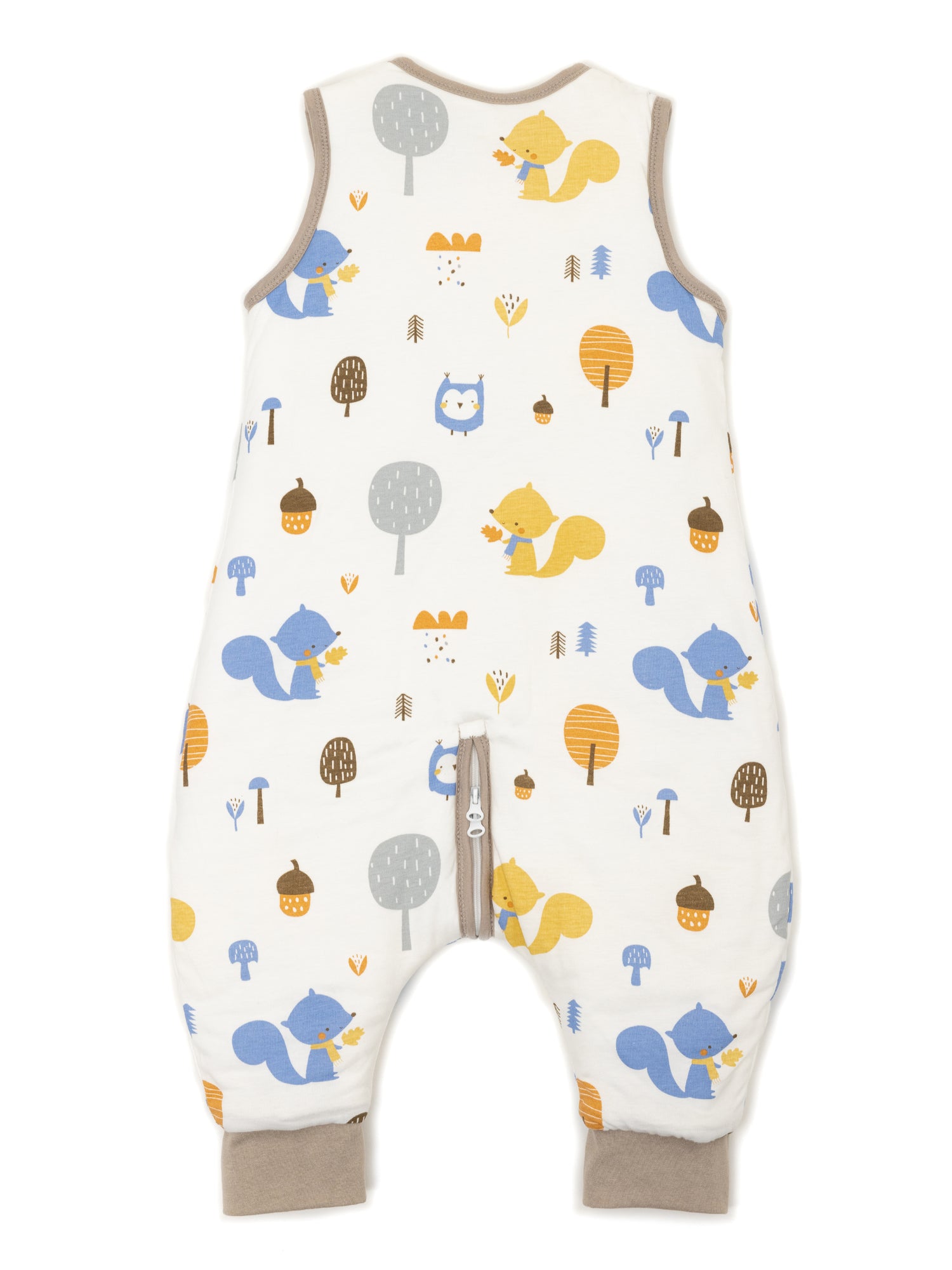 Babyschlafsack - Schlafsack mit Füßen 2.5 TOG - Eule | Eichhörnchen