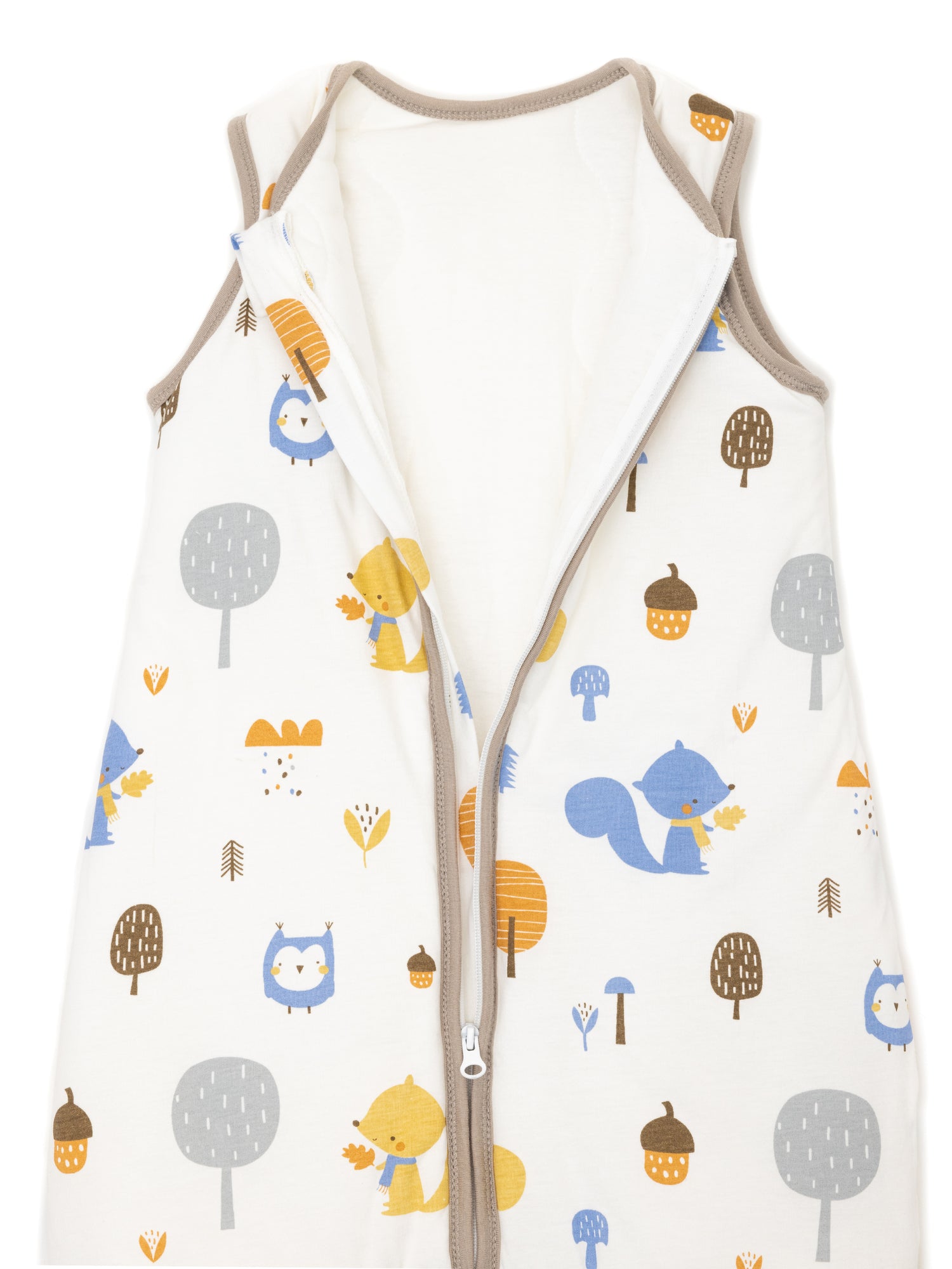 Babyschlafsack - Schlafsack mit Füßen 2.5 TOG - Eule | Eichhörnchen