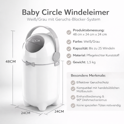 Baby Circle Windeleimer I White